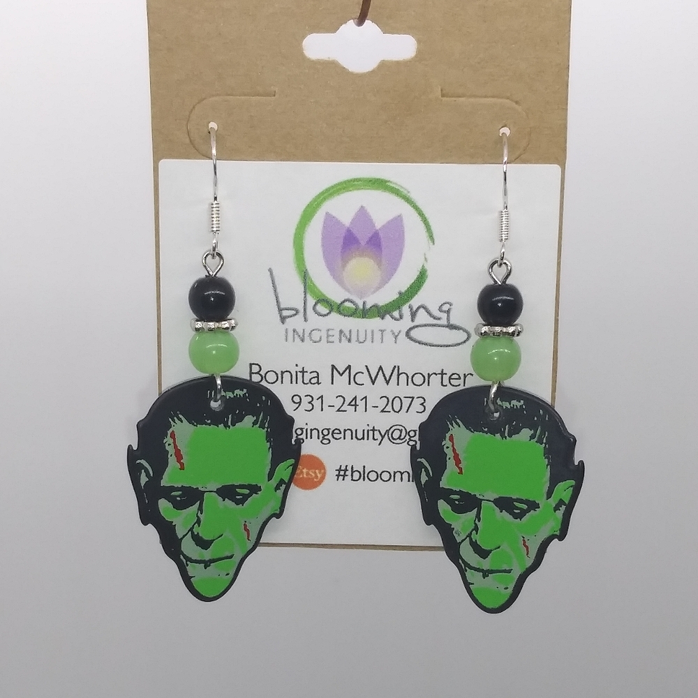 Guitar Pick Dangle Earrings